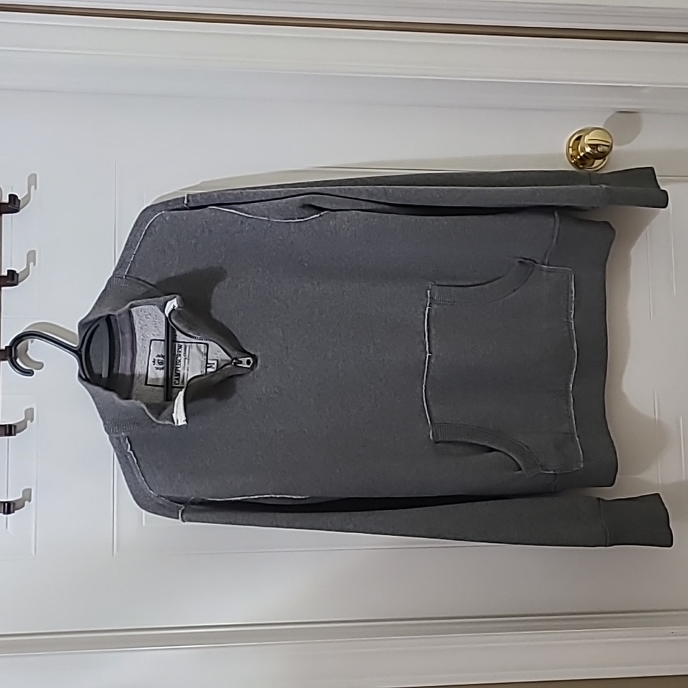 Campus Crew Medium Grey Pullover Sweatshirt